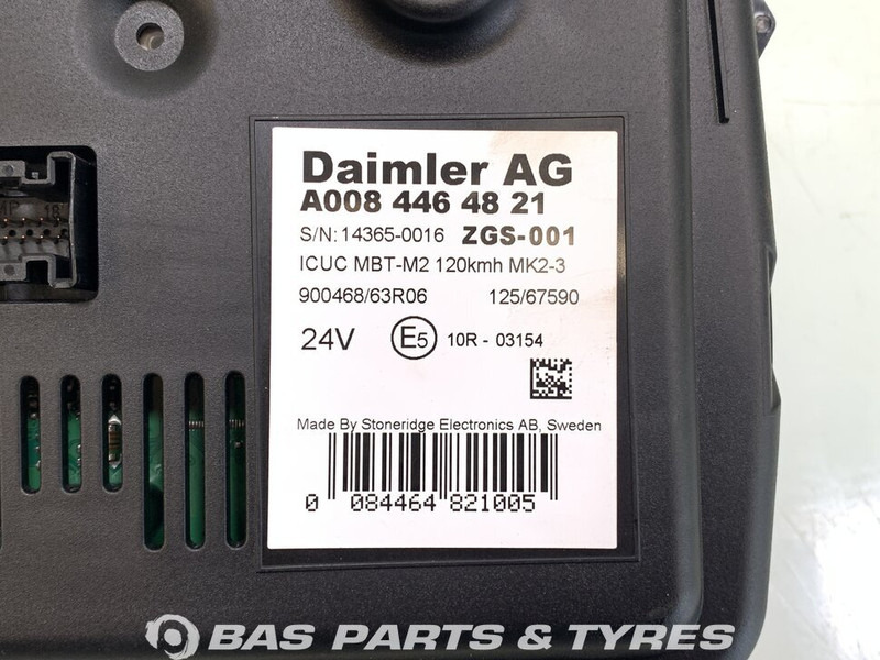 Mercedes-Benz Antos MP4 Instrumentenpaneel Mercedes A 008 446 48 21 - 仪表板 适用于 卡车:图3 Mercedes-Benz Antos MP4 Instrumentenpaneel Mercedes A 008 446 48 21 - 仪表板 适用于 卡车:图3