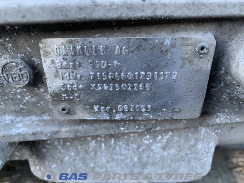 Mercedes-Benz Atego Mercedes G90-6S Versnellingsbak A 001 260 36 00 - 变速箱 适用于 卡车:图5 Mercedes-Benz Atego Mercedes G90-6S Versnellingsbak A 001 260 36 00 - 变速箱 适用于 卡车:图5
