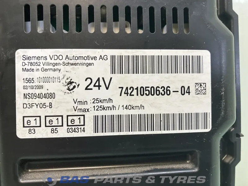 Renault Premium Euro 4-5 Instrumentenpaneel Renault 7421050636 - 仪表板 适用于 卡车:图3 Renault Premium Euro 4-5 Instrumentenpaneel Renault 7421050636 - 仪表板 适用于 卡车:图3