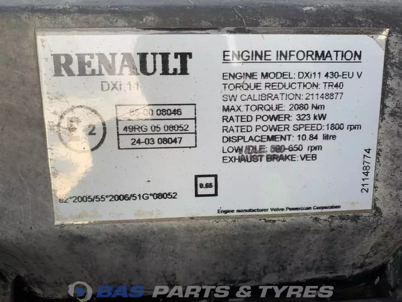 Renault Premium Euro 4-5 - 发动机 适用于 卡车:图5 Renault Premium Euro 4-5 - 发动机 适用于 卡车:图5