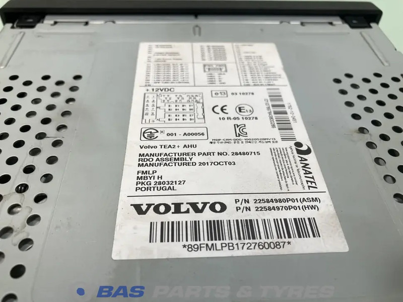 Volvo Cd-speler Volvo 21461984 - 驾驶室和内部 适用于 卡车:图3 Volvo Cd-speler Volvo 21461984 - 驾驶室和内部 适用于 卡车:图3