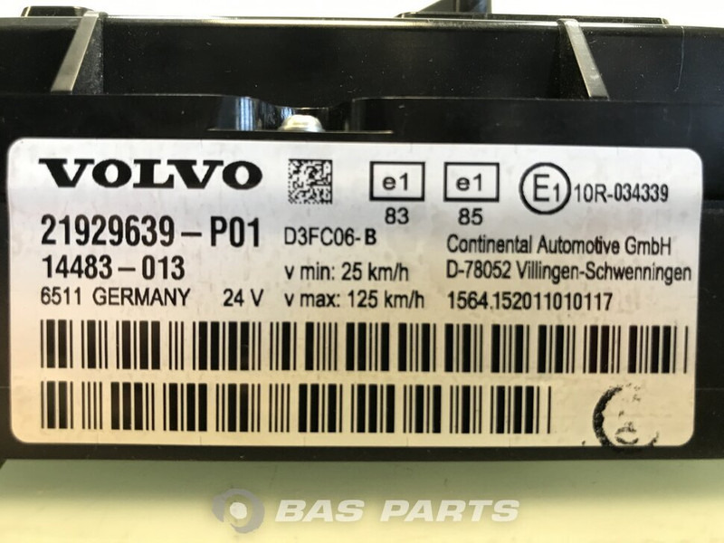 Volvo FE Euro 6 Instrumentenpaneel Volvo 21929639 - 仪表板 适用于 卡车:图3 Volvo FE Euro 6 Instrumentenpaneel Volvo 21929639 - 仪表板 适用于 卡车:图3