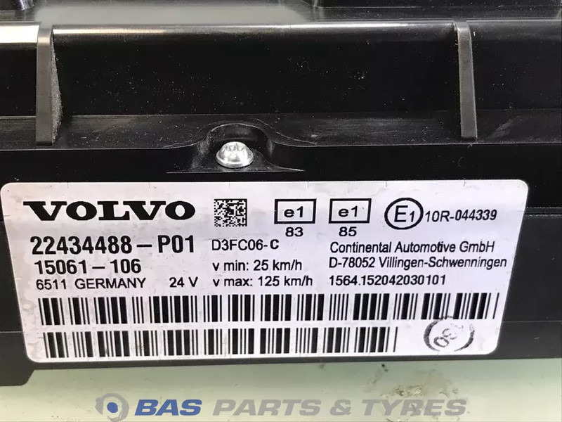 Volvo FE Euro 6 Instrumentenpaneel Volvo 22434488 - 仪表板 适用于 卡车:图3 Volvo FE Euro 6 Instrumentenpaneel Volvo 22434488 - 仪表板 适用于 卡车:图3