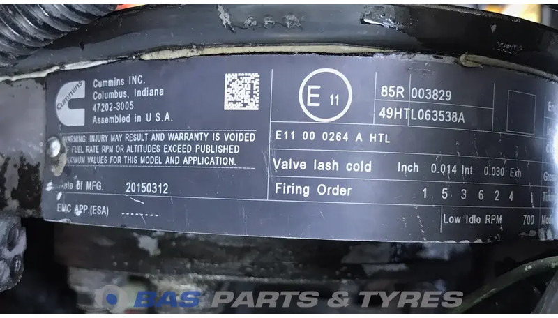 Volvo FE Euro 6 Motor Volvo G9K 320 22360861 - 发动机 适用于 卡车:图5 Volvo FE Euro 6 Motor Volvo G9K 320 22360861 - 发动机 适用于 卡车:图5