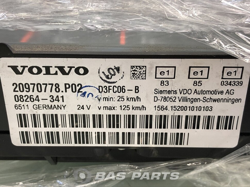 Volvo FE Instrumentenpaneel Volvo 20801968 - 仪表板 适用于 卡车:图3 Volvo FE Instrumentenpaneel Volvo 20801968 - 仪表板 适用于 卡车:图3