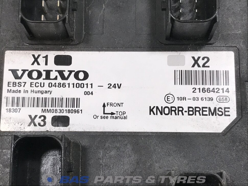 Volvo Regeleenheid EBS Volvo 21933116 - ECU 适用于 卡车:图3 Volvo Regeleenheid EBS Volvo 21933116 - ECU 适用于 卡车:图3