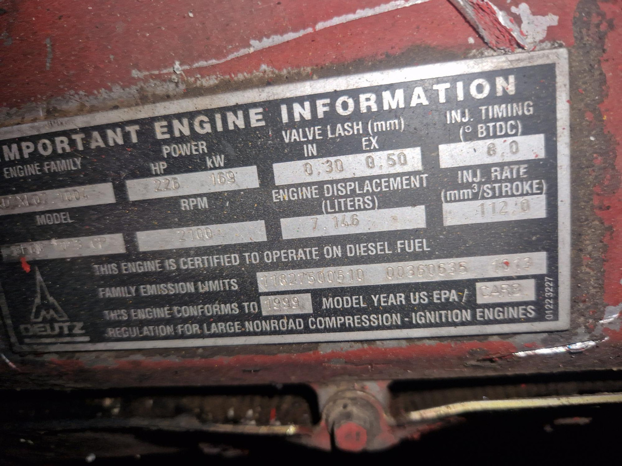 DEUTZ BF6M1013CP - 发动机 适用于 建筑机械:图2 DEUTZ BF6M1013CP - 发动机 适用于 建筑机械:图2