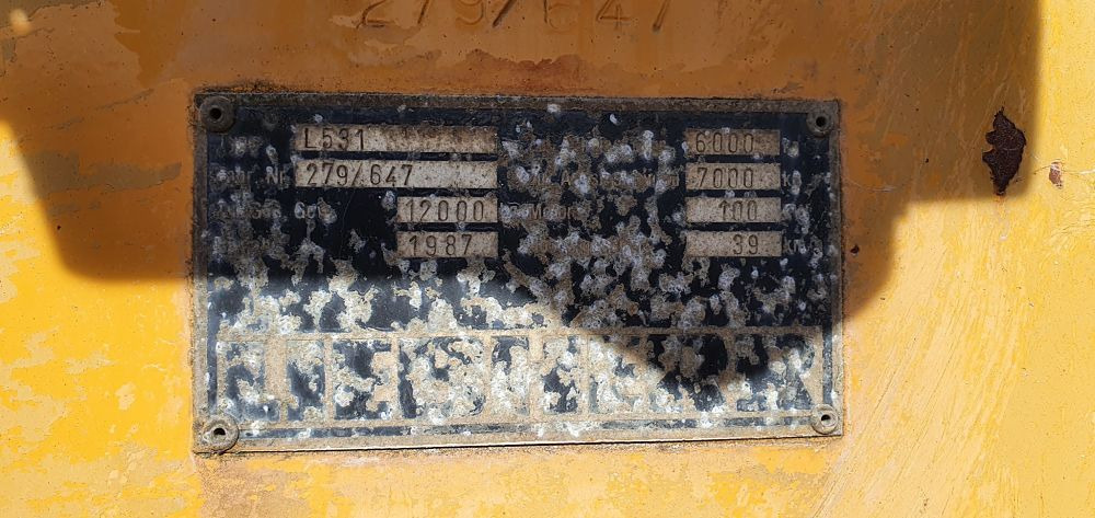 LIEBHERR L531 N/S: 279/647 - 轮式装载机:图4 LIEBHERR L531 N/S: 279/647 - 轮式装载机:图4