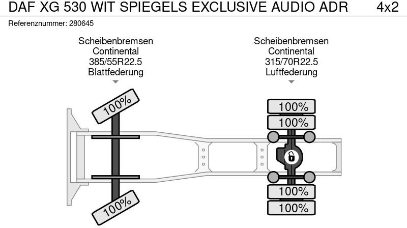 DAF XG 530 WIT SPIEGELS EXCLUSIVE AUDIO ADR - 牵引车:图2 DAF XG 530 WIT SPIEGELS EXCLUSIVE AUDIO ADR - 牵引车:图2