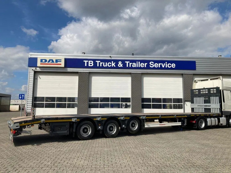 Kässbohrer SPS HM 3 / 0N - 18 / 27 Vlakke mega trailer met liftas, 18x rongen en kist voor de oprijplaten - 栏板式/ 平板半拖车:图4 Kässbohrer SPS HM 3 / 0N - 18 / 27 Vlakke mega trailer met liftas, 18x rongen en kist voor de oprijplaten - 栏板式/ 平板半拖车:图4
