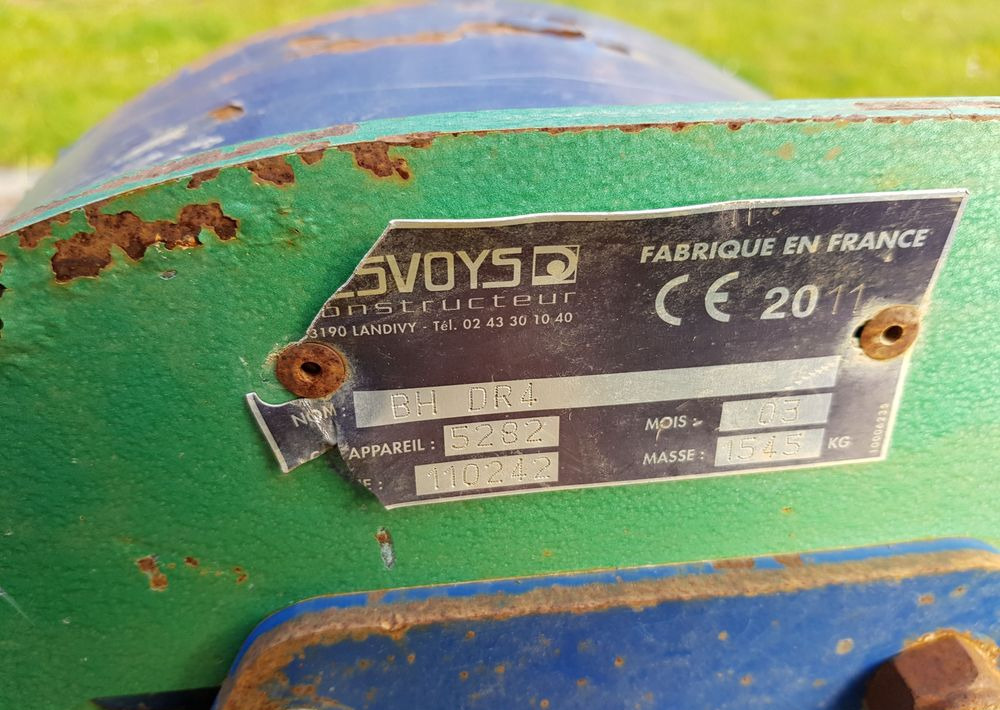 Kosiarka bijakowa Desvoys BH DR4 2011 - 甩刀式割草机:图5 Kosiarka bijakowa Desvoys BH DR4 2011 - 甩刀式割草机:图5