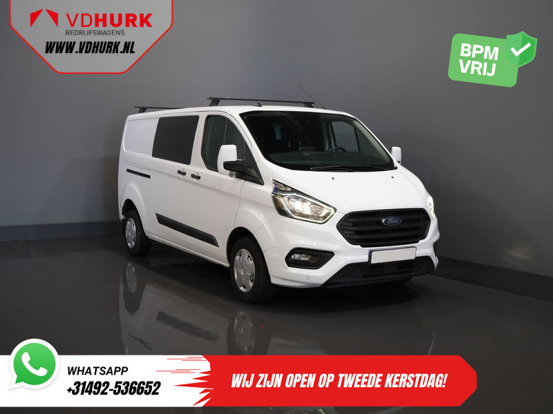 Ford Transit Custom 2.0 TDCI L2 Trend DC Dubbel Cabine BPM VRIJ! Stoelverw./ Carplay/ 2.7t Trekverm./ Navi/ PDC/ Cruise - 紧凑型面包车, 康比货车:图1 Ford Transit Custom 2.0 TDCI L2 Trend DC Dubbel Cabine BPM VRIJ! Stoelverw./ Carplay/ 2.7t Trekverm./ Navi/ PDC/ Cruise - 紧凑型面包车, 康比货车:图1