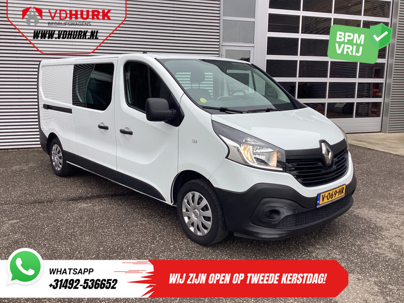 Renault Trafic 1.6 dCi 125 pk E6 L2 DC Dubbel Cabine BPM VRIJ NL Auto/ Camera/ Cruise/ Navi/ Airco/ Trekhaak - 紧凑型面包车, 康比货车:图1 Renault Trafic 1.6 dCi 125 pk E6 L2 DC Dubbel Cabine BPM VRIJ NL Auto/ Camera/ Cruise/ Navi/ Airco/ Trekhaak - 紧凑型面包车, 康比货车:图1