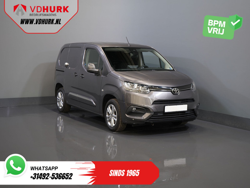 Toyota PROACE CITY 1.2 Turbo 130 pk Aut. BENZINE 3Pers./ Stoelverw./ Climate/ Keyless/ Carplay/ Cruise/ PDC/ Trekhaak - 无侧窗厢式货车:图1 Toyota PROACE CITY 1.2 Turbo 130 pk Aut. BENZINE 3Pers./ Stoelverw./ Climate/ Keyless/ Carplay/ Cruise/ PDC/ Trekhaak - 无侧窗厢式货车:图1