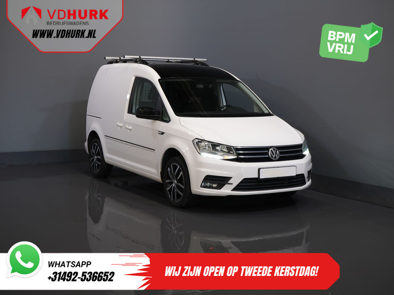 Volkswagen Caddy 2.0 TDI 100 pk DSG Aut. BPM VRIJ! Edition 35 Carplay/ Stoelverw./ Standkachel/ Cruise/ Airco/ PDC/ LMV/ Dakdragers/ Trekhaak/ In - 无侧窗厢式货车:图1 Volkswagen Caddy 2.0 TDI 100 pk DSG Aut. BPM VRIJ! Edition 35 Carplay/ Stoelverw./ Standkachel/ Cruise/ Airco/ PDC/ LMV/ Dakdragers/ Trekhaak/ In - 无侧窗厢式货车:图1