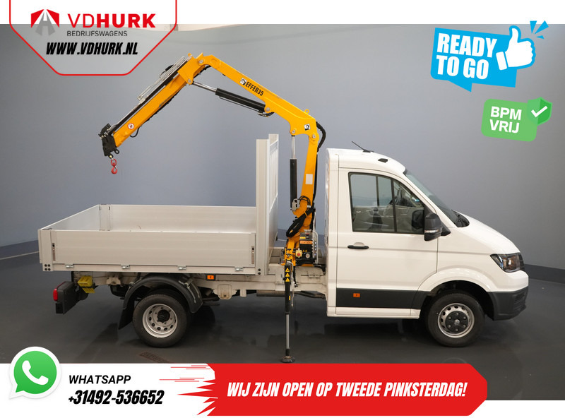 Volkswagen Crafter 50 165 pk Effer 352S Kraan/ Crane/ Kran/ Autokran/ PTO/ Open laadbak/ Dubbel Lucht - 平板货车:图4 Volkswagen Crafter 50 165 pk Effer 352S Kraan/ Crane/ Kran/ Autokran/ PTO/ Open laadbak/ Dubbel Lucht - 平板货车:图4