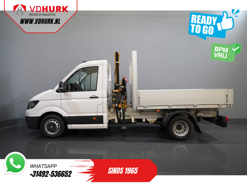 平板货车 Volkswagen Crafter 50 165 pk Effer 352S Kraan/ Crane/ Kran/ Autokran/ PTO/ Open laadbak/ Dubbel Lucht：图9