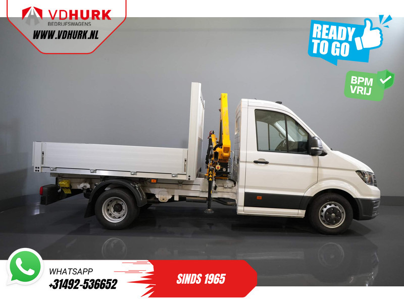 平板货车 Volkswagen Crafter 50 165 pk Effer 352S Kraan/ Crane/ Kran/ Autokran/ PTO/ Open laadbak/ Dubbel Lucht：图10