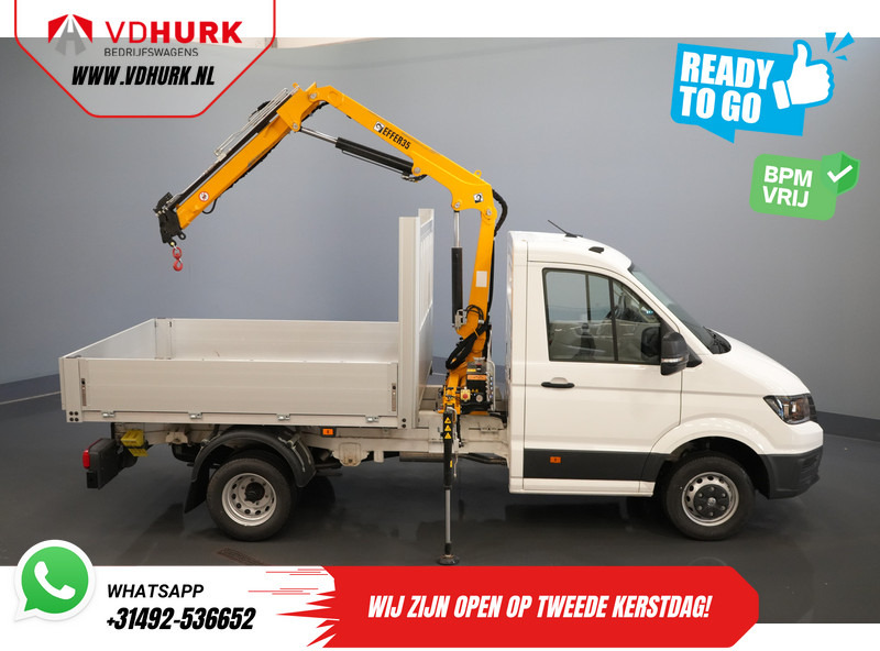 Volkswagen Crafter 50 165 pk Effer 352S Kraan/ Crane/ Kran/ Autokran/ PTO/ Open laadbak/ Dubbel Lucht - 平板货车:图4 Volkswagen Crafter 50 165 pk Effer 352S Kraan/ Crane/ Kran/ Autokran/ PTO/ Open laadbak/ Dubbel Lucht - 平板货车:图4