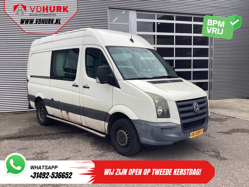 Volkswagen Crafter 50 2.5 TDI Aut. L2H2 DC Dubbel Cabine EXPORT 5 cil/ 3.5t Trekverm./ Airco/ 6 Pers./ 270Gr.Deuren/ Trekhaak - 无侧窗厢式货车, 康比货车:图1 Volkswagen Crafter 50 2.5 TDI Aut. L2H2 DC Dubbel Cabine EXPORT 5 cil/ 3.5t Trekverm./ Airco/ 6 Pers./ 270Gr.Deuren/ Trekhaak - 无侧窗厢式货车, 康比货车:图1