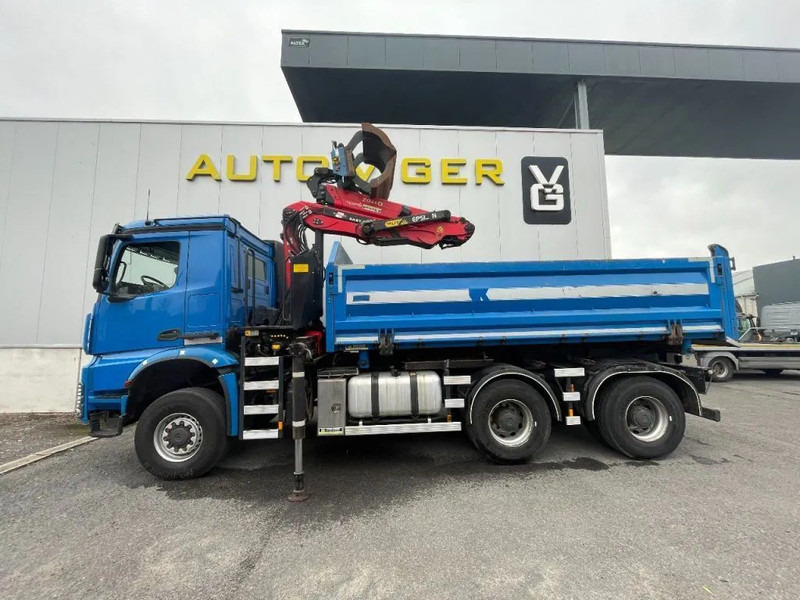 翻斗车, 起重车 Mercedes-Benz Arocs 3342 *6x6*meegestuurd as*2zijdige kipper*Airco*Bluetooth：图15
