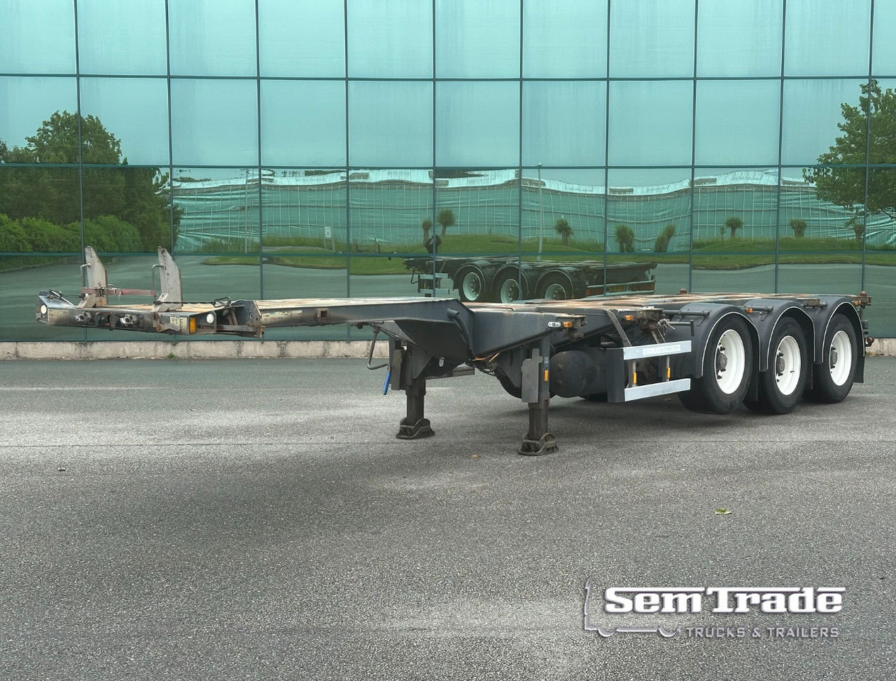 D-TEC FT-43-03V Multi Chassis SAF Axles Drumbrakes Lift Axle NL Trailer APK - TU - 集装箱运输车/ 可拆卸车身的半拖车:图1 D-TEC FT-43-03V Multi Chassis SAF Axles Drumbrakes Lift Axle NL Trailer APK - TU - 集装箱运输车/ 可拆卸车身的半拖车:图1