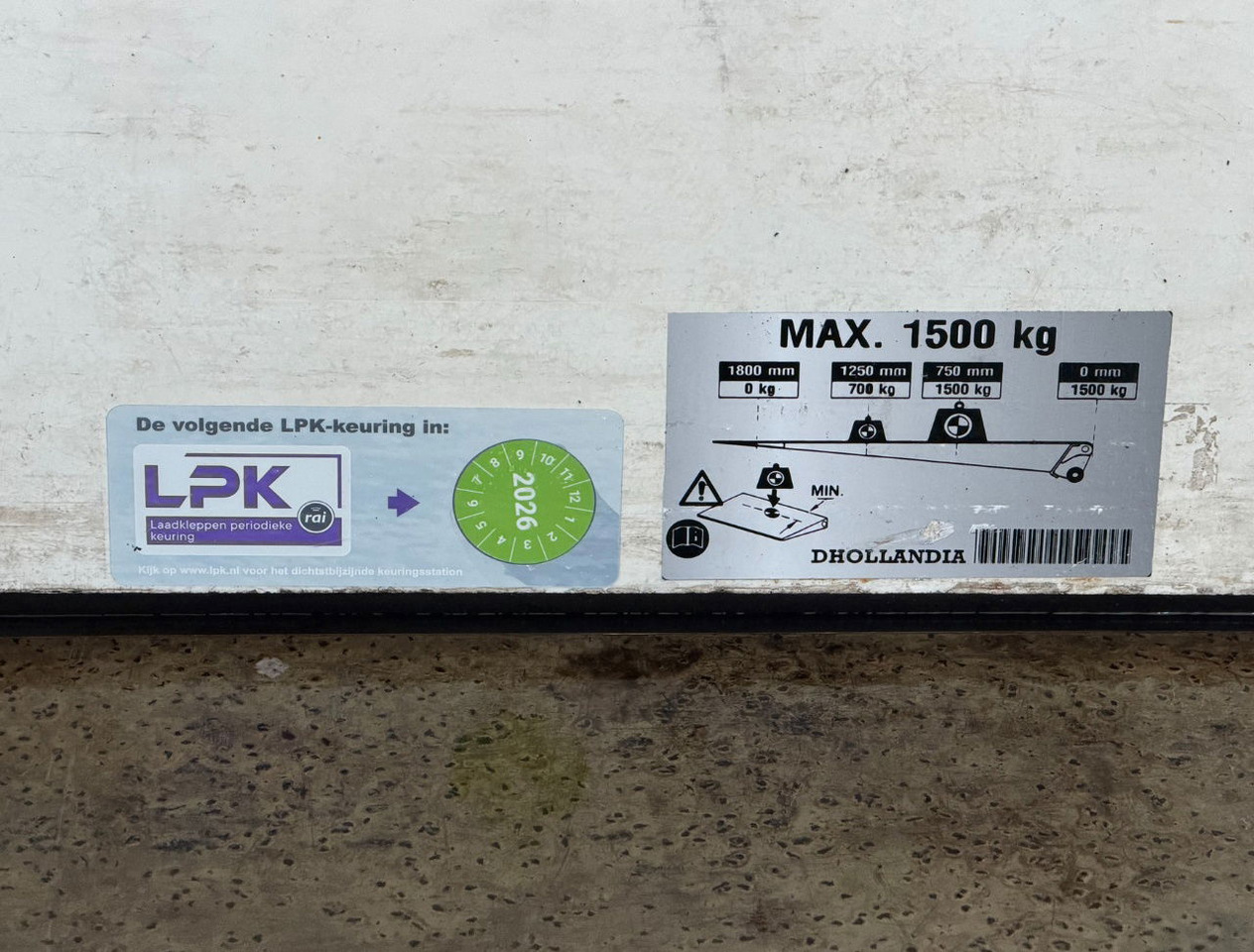 冷藏半拖车 Floor FLO-1220K1 Theo Mulder Isolated BOX Side Door Thermo King SLX 300 Holland-Trailer：图22