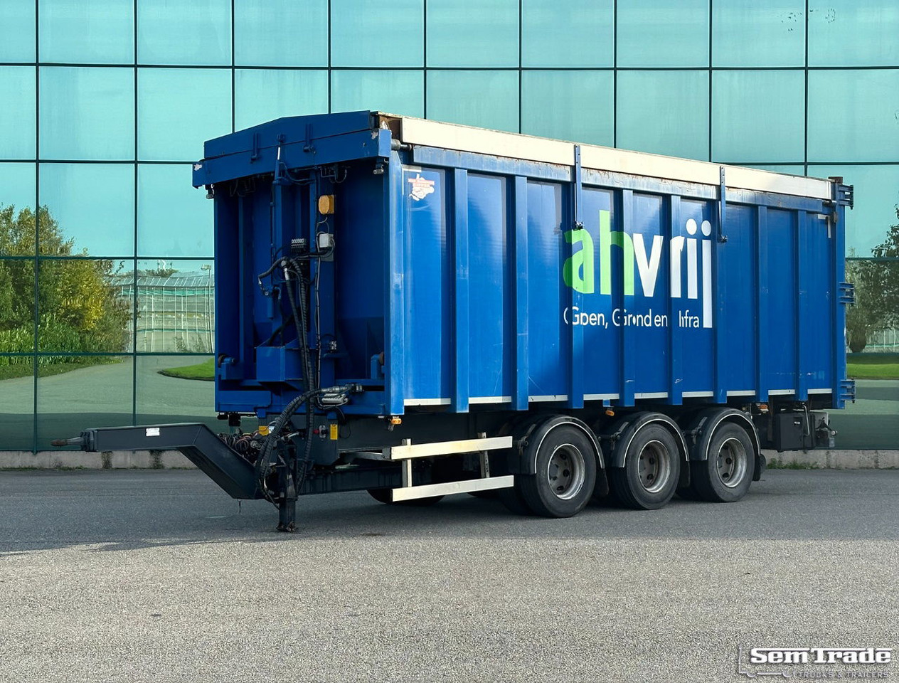 LAG M-3-24 + Piet Ruizeveld DS Lift Axle 72.000 KM Super Condition - 农场自卸拖车/ 自卸车:图1 LAG M-3-24 + Piet Ruizeveld DS Lift Axle 72.000 KM Super Condition - 农场自卸拖车/ 自卸车:图1