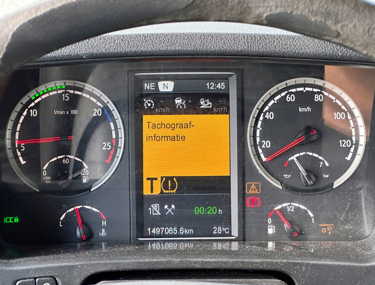 冷藏车 Scania R450 Retarder VAN Beurden Isolated Boxes TRS Cooling Tail Lift TOP Condition NL-Combi：图26