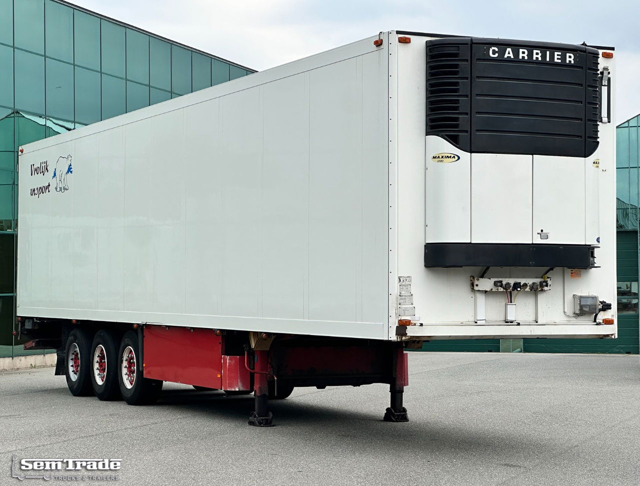 冷藏半拖车 Schmitz Cargobull SKO 24 Carrier Maxima 1300 Flower Wide 2X Lift Axle：图7