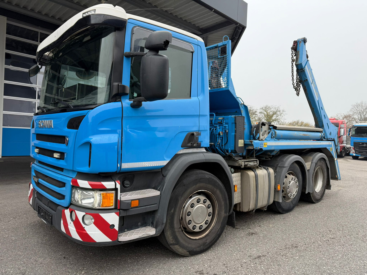 SCANIA P450 6x2 + AK16N TC - 箕斗装载车:图1 SCANIA P450 6x2 + AK16N TC - 箕斗装载车:图1