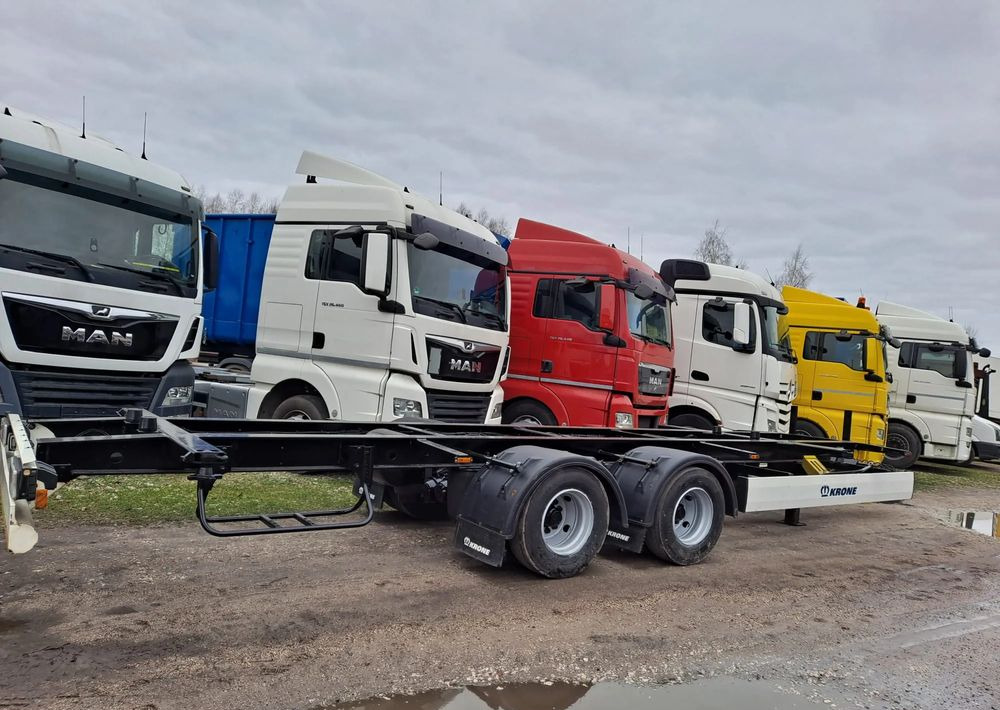 Krone Przyczepa Tandem Krone - 集装箱运输车/ 可拆卸车身的拖车:图1 Krone Przyczepa Tandem Krone - 集装箱运输车/ 可拆卸车身的拖车:图1