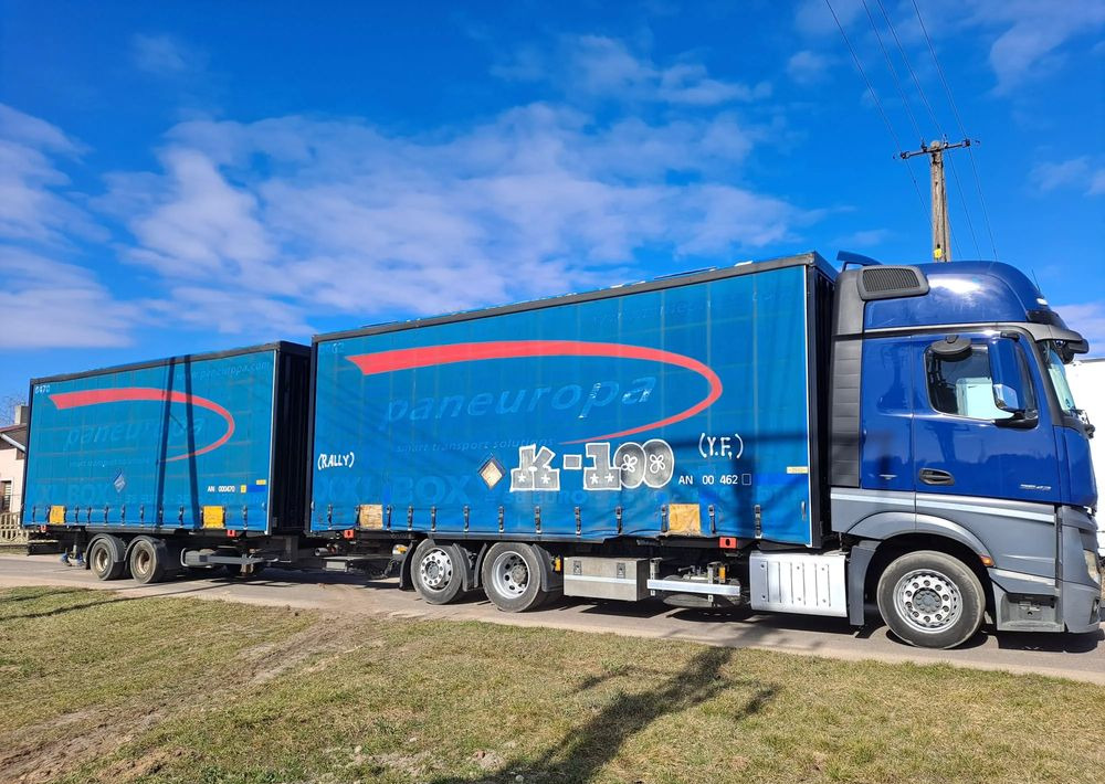 Mercedes-Benz Actros 2542 zestaw jumbo 7,70 - 侧帘卡车:图2 Mercedes-Benz Actros 2542 zestaw jumbo 7,70 - 侧帘卡车:图2