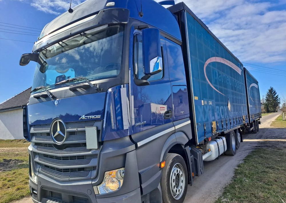 Mercedes-Benz Actros 2542 zestaw jumbo 7,70 - 侧帘卡车:图4 Mercedes-Benz Actros 2542 zestaw jumbo 7,70 - 侧帘卡车:图4