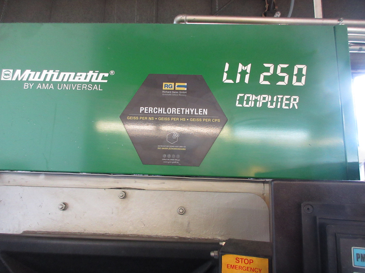 AMA Universal Multimatic LM 250 Computer Entfettungsanlage mit PER Perchlorethylen - 机床:图5 AMA Universal Multimatic LM 250 Computer Entfettungsanlage mit PER Perchlorethylen - 机床:图5