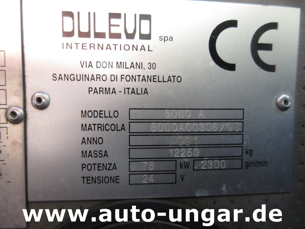 道路清扫机 DULEVO 5000 City Hochentleerung Handsaugschlauch  Frontbesen 4x4x4：图10