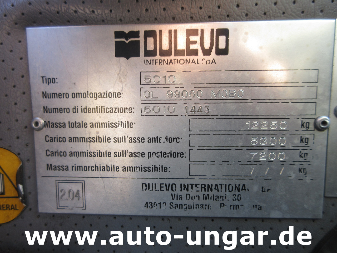 道路清扫机 DULEVO 5000 City Hochentleerung Handsaugschlauch  Frontbesen 4x4x4：图9