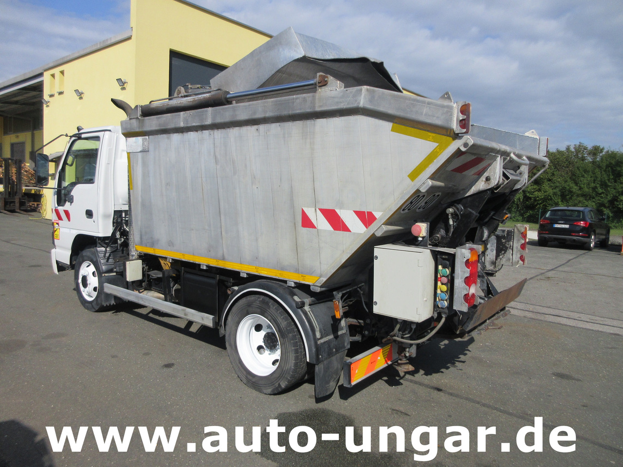 垃圾车 ISUZU NQR smoother NPR 75 Q75.Y07 Faun Müllwagen Euro 4 Kipper Lifter Presse：图10