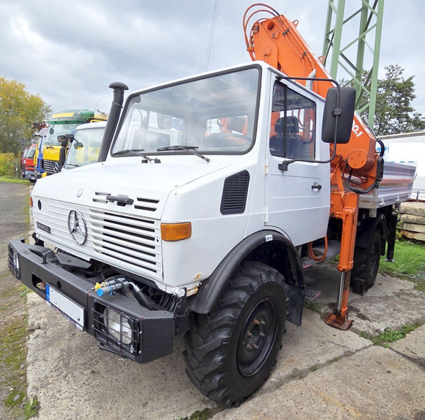 Mercedes-Benz UNIMOG 427.11 +12m! - 翻斗车, 起重车:图4 Mercedes-Benz UNIMOG 427.11 +12m! - 翻斗车, 起重车:图4