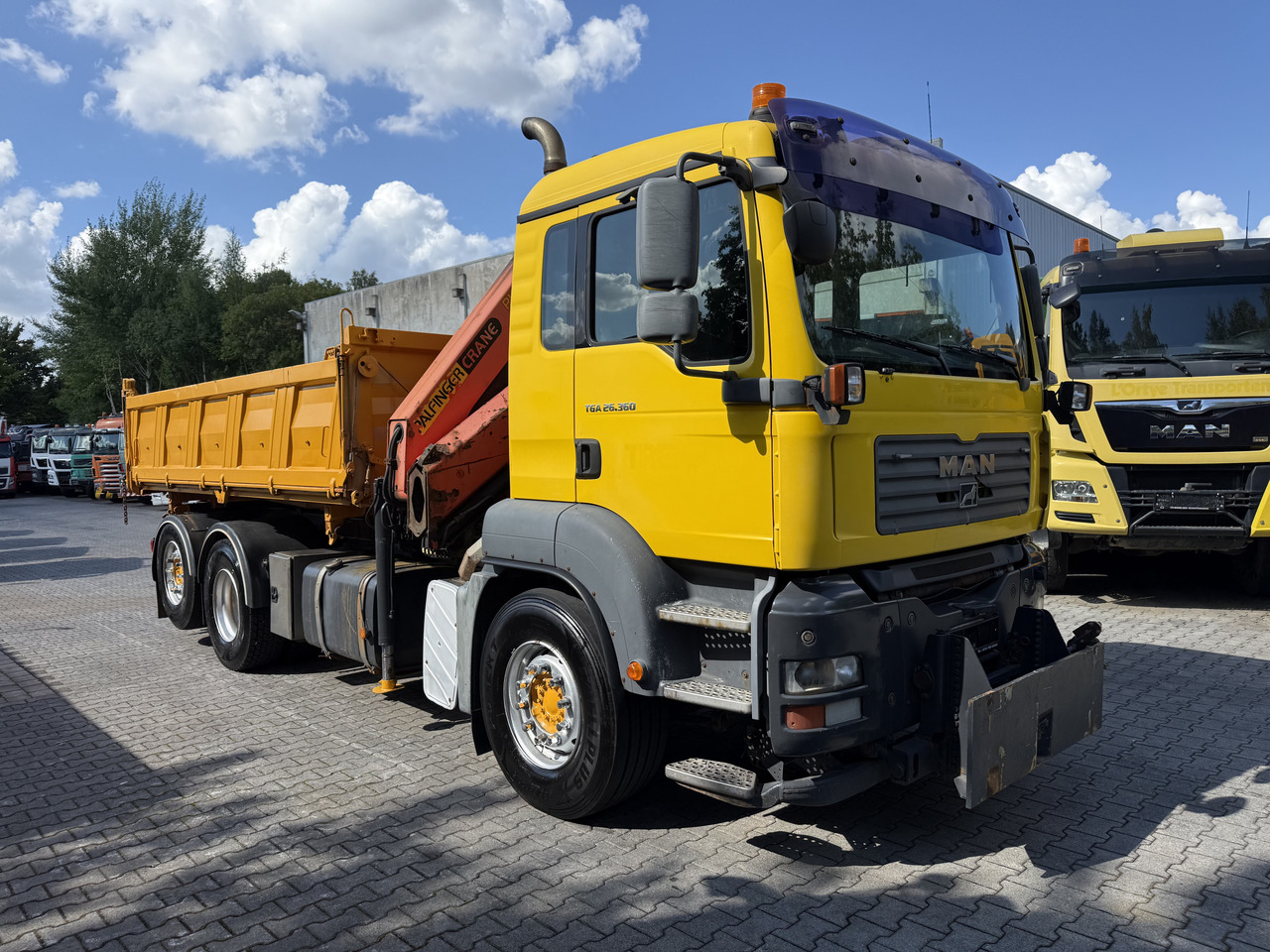 MAN TGA 26.360 6X2 Kipper Kran Palfinger 15500 租赁 MAN TGA 26.360 6X2 Kipper Kran Palfinger 15500：图10