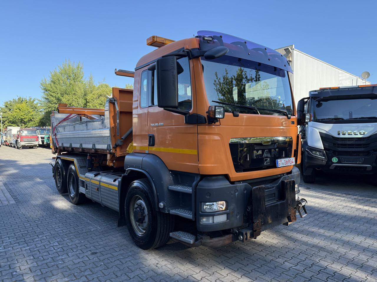翻斗车, 起重车 MAN TGS 28.400 6X4H-4 BL：图9