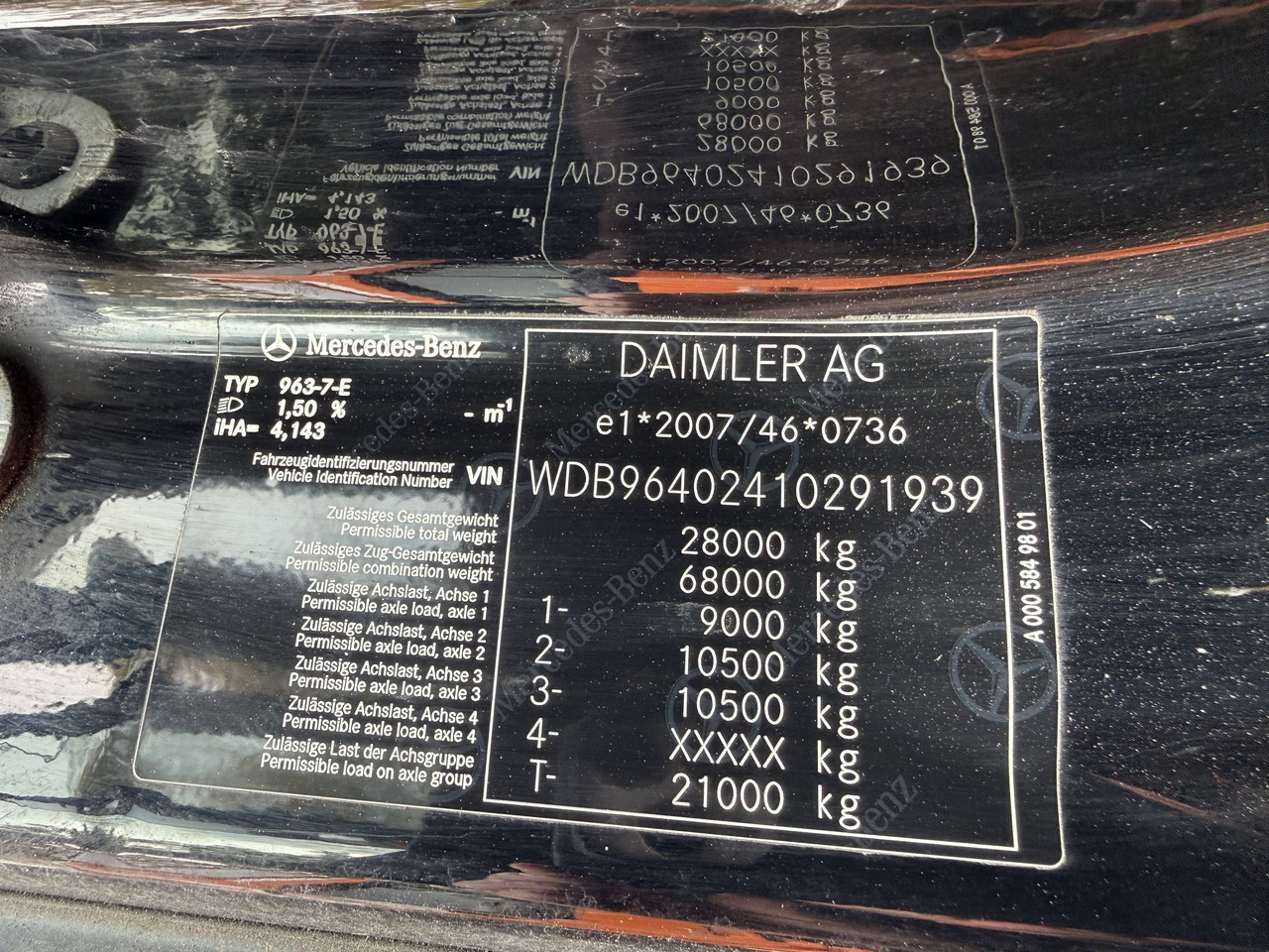 Mercedes-Benz Arocs 2653 6X4 Kran Kesla 2124L - 牵引车:图5 Mercedes-Benz Arocs 2653 6X4 Kran Kesla 2124L - 牵引车:图5