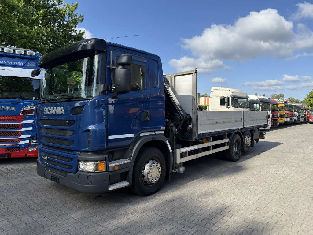 Scania G440 6X2*4 HIAB 166 bis 16.50 Meter - 栏板式/ 平板卡车, 起重车:图1 Scania G440 6X2*4 HIAB 166 bis 16.50 Meter - 栏板式/ 平板卡车, 起重车:图1