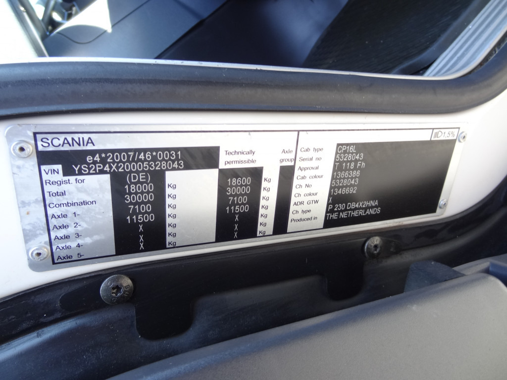 Scania P230 4X2 Kran Atlas 92.2 A2 - 起重车, 栏板式/ 平板卡车:图4 Scania P230 4X2 Kran Atlas 92.2 A2 - 起重车, 栏板式/ 平板卡车:图4