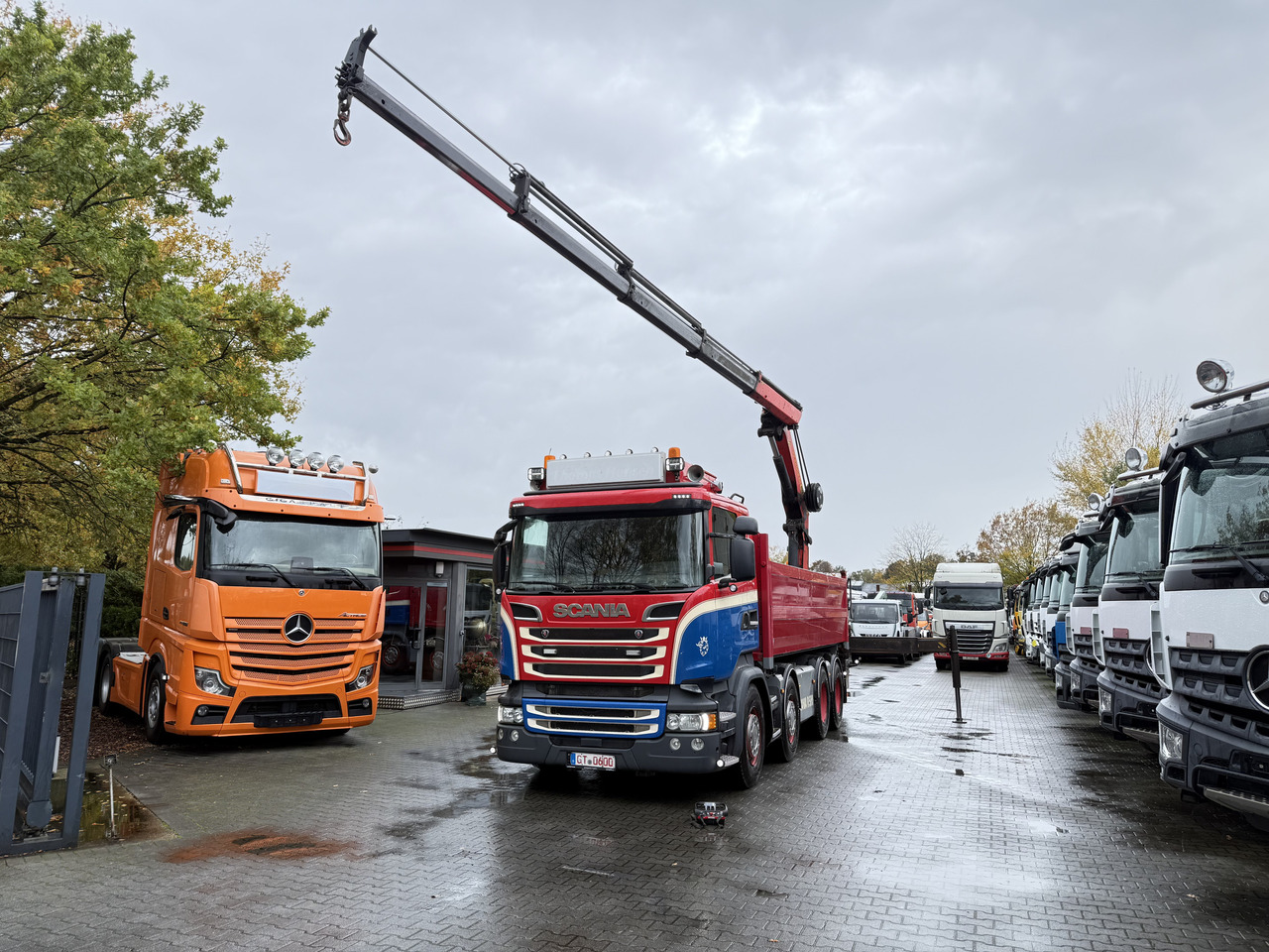 Scania R580 V8 8X4 Kipper Kran Palfinger 22002 - 起重车, 翻斗车:图2 Scania R580 V8 8X4 Kipper Kran Palfinger 22002 - 起重车, 翻斗车:图2