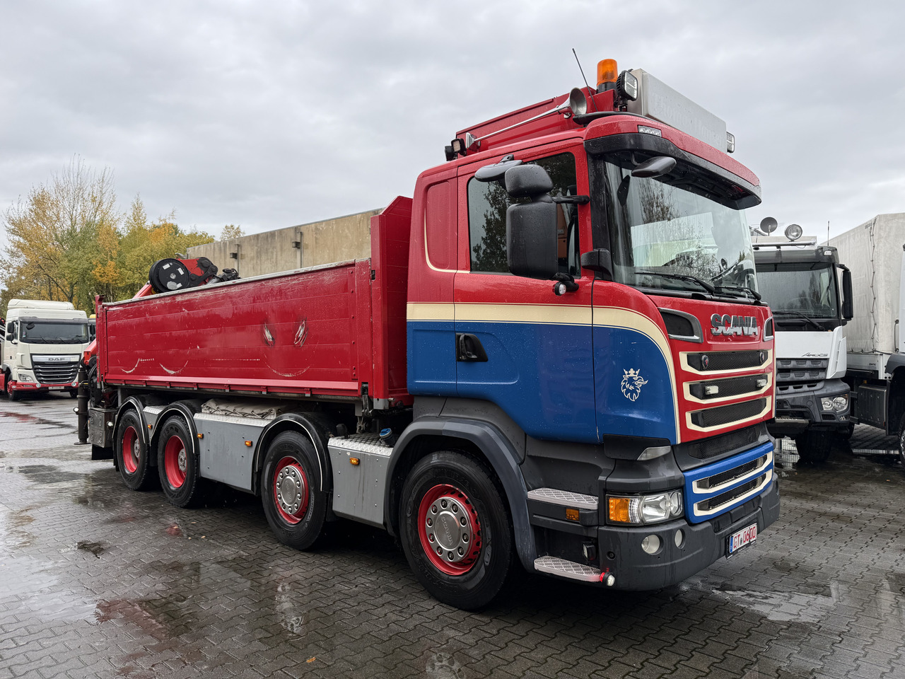 起重车, 翻斗车 Scania R580 V8 8X4 Kipper Kran Palfinger 22002:图11 起重车, 翻斗车 Scania R580 V8 8X4 Kipper Kran Palfinger 22002:图11
