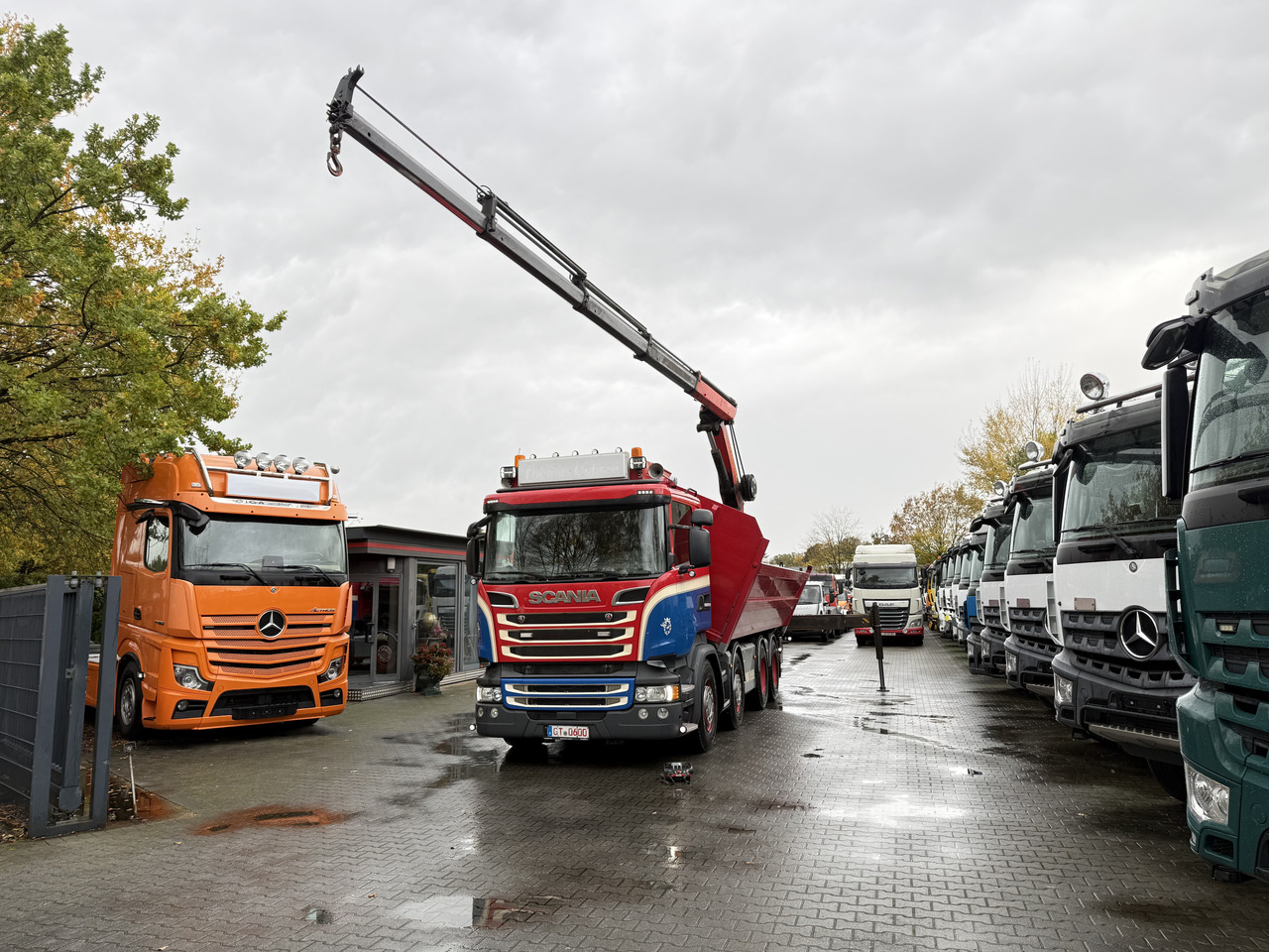 起重车, 翻斗车 Scania R580 V8 8X4 Kipper Kran Palfinger 22002:图8 起重车, 翻斗车 Scania R580 V8 8X4 Kipper Kran Palfinger 22002:图8