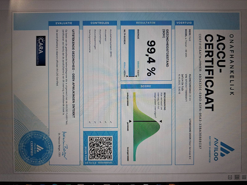 无侧窗厢式货车, 电动小型货车 Ford E-Transit  L3H3 elektr. 68 Kwh：图19