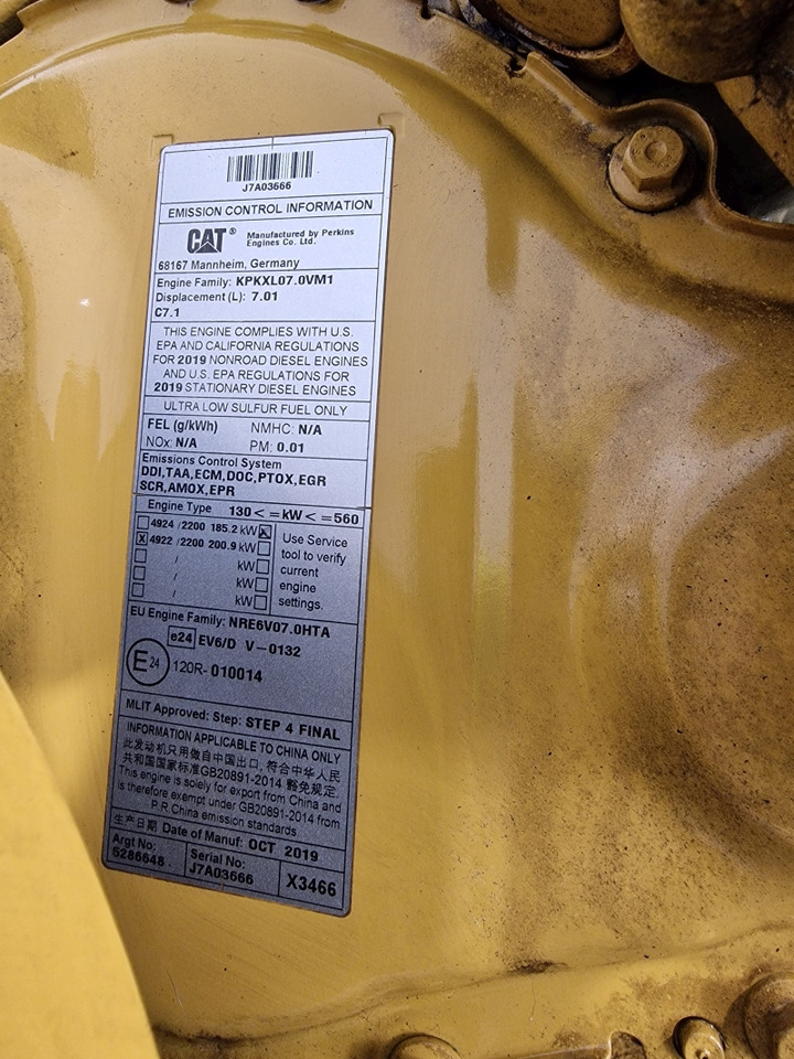 Caterpillar C7.1 950M Wheel Loader Engine (Plant) - 发动机 适用于 建筑机械:图3 Caterpillar C7.1 950M Wheel Loader Engine (Plant) - 发动机 适用于 建筑机械:图3