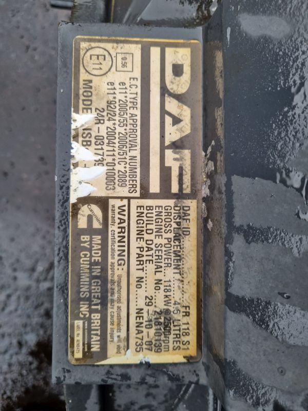 DAF FR118S1 Engine (Truck) - 发动机 适用于 卡车:图2 DAF FR118S1 Engine (Truck) - 发动机 适用于 卡车:图2